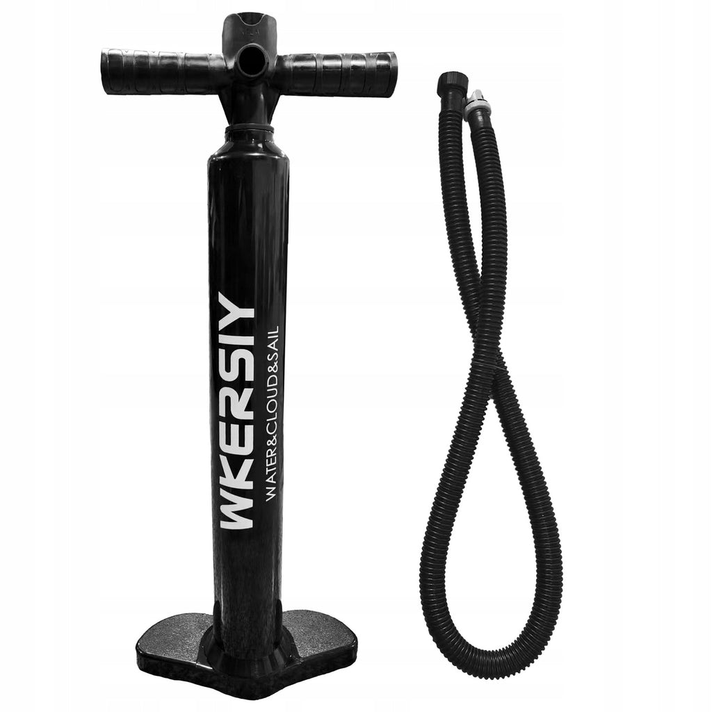 Pompa manuala cu manometru pentru SUP, 15 PSI – dubla actiune, furtun 130 cm