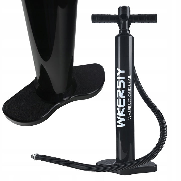 Pompa manuala cu manometru pentru SUP, 15 PSI – dubla actiune, furtun 130 cm