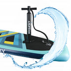 Pompa manuala cu manometru pentru SUP, 15 PSI – dubla actiune, furtun 130 cm