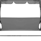 Husa din panza pentru leagan de gradina, 160x100 cm, gri – material impermeabil