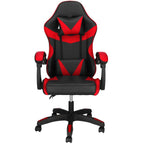 Scaun birou pentru gaming, ergonomic, suport lombar si tetiera, 114-123x55x50 cm, negru si rosu