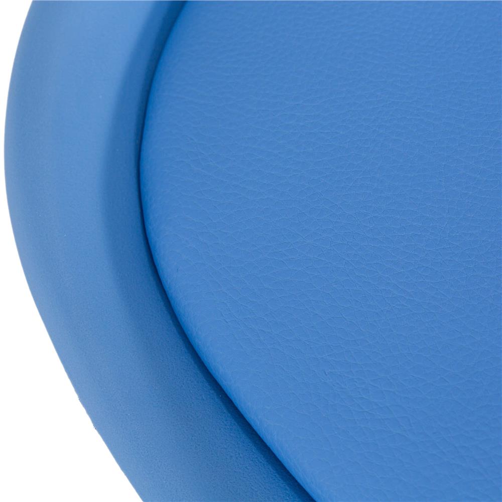 Scaun birou ergonomic, cu sezut din spuma, reglabil pe inaltime, maxim 120 kg, 90x49x48 cm, albastru