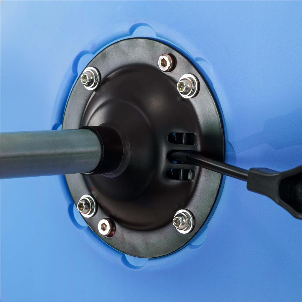 Scaun birou ergonomic, cu sezut din spuma, reglabil pe inaltime, maxim 120 kg, 90x49x48 cm, albastru