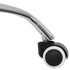 Scaun birou ergonomic, cu sezut din spuma, reglabil pe inaltime, maxim 120 kg, 90x49x48 cm, alb si gri