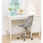 Scaun birou ergonomic, cu sezut din spuma, reglabil pe inaltime, maxim 120 kg, 90x49x48 cm, gri