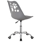 Scaun birou ergonomic, cu sezut din spuma, reglabil pe inaltime, maxim 120 kg, 90x49x48 cm, gri