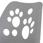 Scaun birou ergonomic, cu sezut din spuma, reglabil pe inaltime, maxim 120 kg, 90x49x48 cm, gri