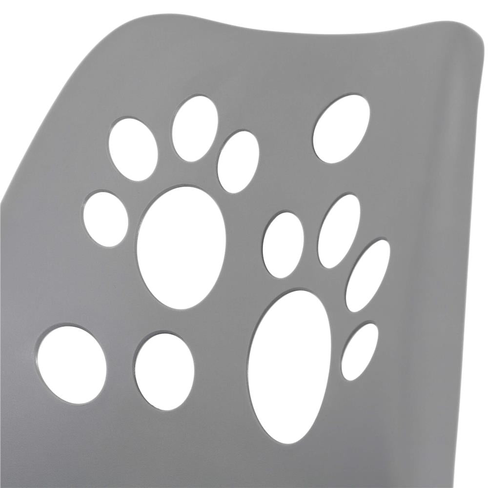 Scaun birou ergonomic, cu sezut din spuma, reglabil pe inaltime, maxim 120 kg, 90x49x48 cm, gri