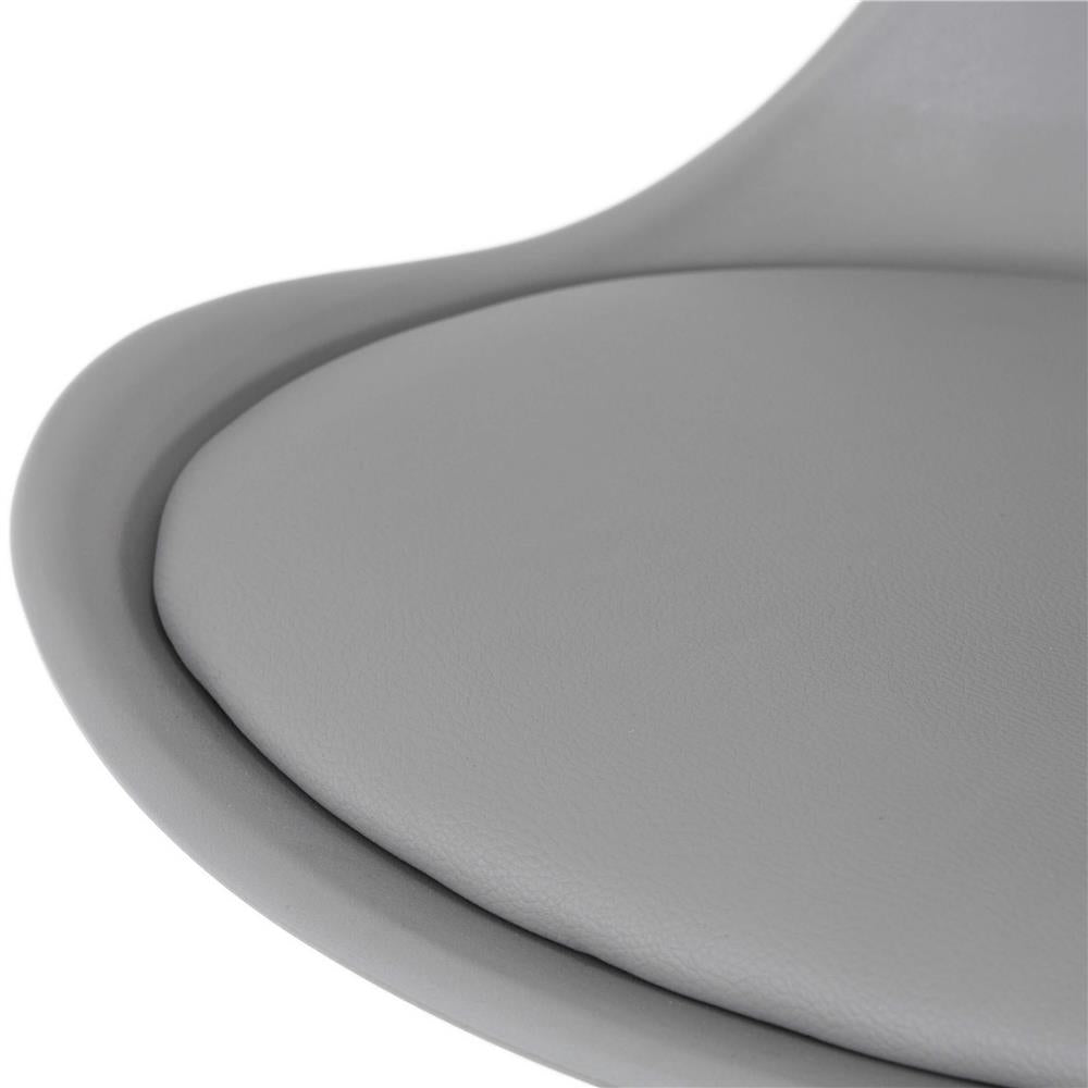 Scaun birou ergonomic, cu sezut din spuma, reglabil pe inaltime, maxim 120 kg, 90x49x48 cm, gri