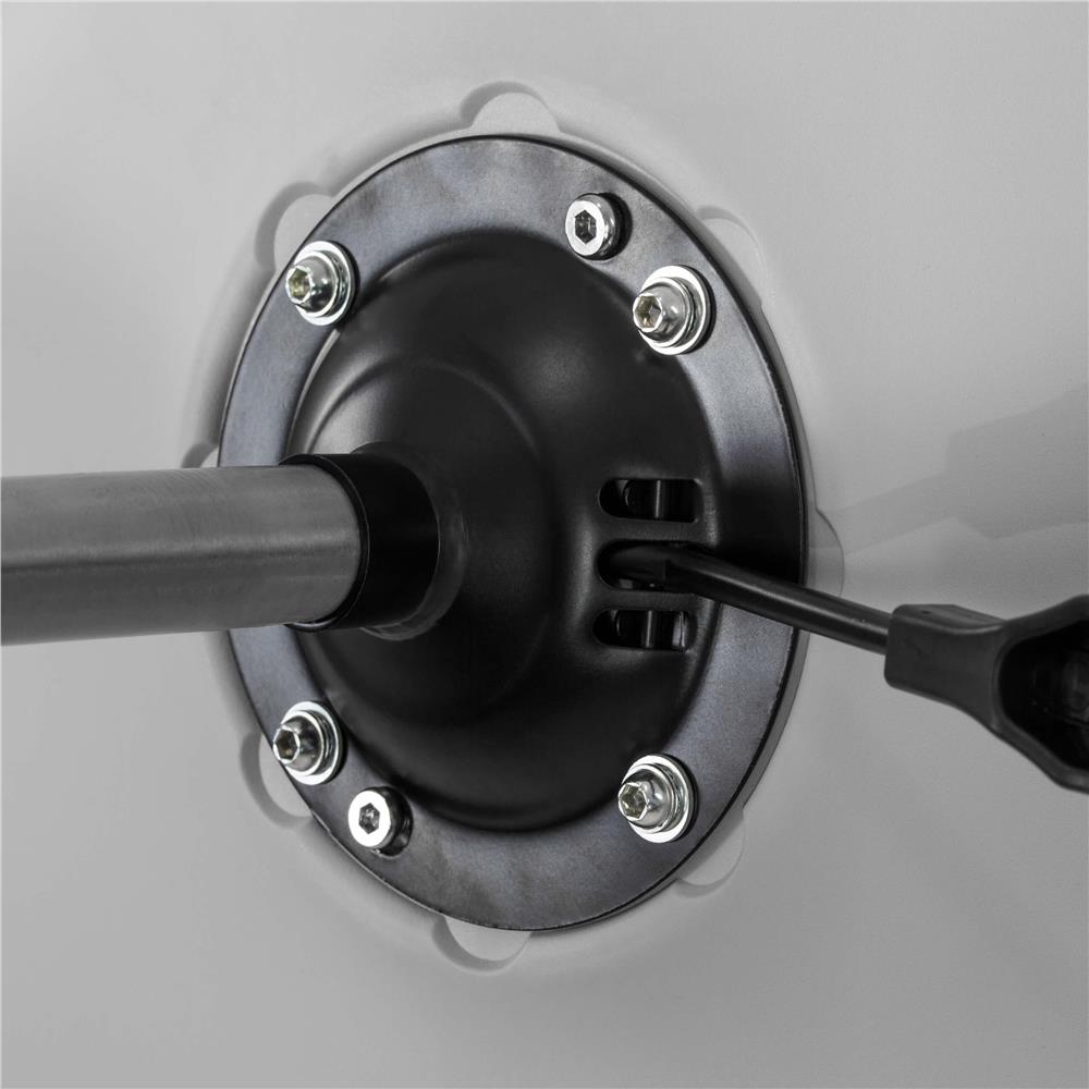 Scaun birou ergonomic, cu sezut din spuma, reglabil pe inaltime, maxim 120 kg, 90x49x48 cm, gri