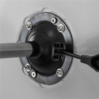 Scaun birou ergonomic, cu sezut din spuma, reglabil pe inaltime, maxim 120 kg, 90x49x48 cm, gri