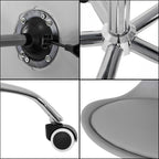 Scaun birou ergonomic, cu sezut din spuma, reglabil pe inaltime, maxim 120 kg, 90x49x48 cm, gri