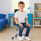 Scaun birou ergonomic, cu sezut din spuma, reglabil pe inaltime, maxim 120 kg, 90x49x48 cm, gri