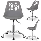 Scaun birou ergonomic, cu sezut din spuma, reglabil pe inaltime, maxim 120 kg, 90x49x48 cm, gri