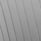 Scaun living tapitat, design modern, catifea, picioare metalice, 85x52x46 cm, gri