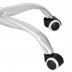 Scaun de birou ergonomic cu reglaj pe inaltime, material tip mesh si ecopiele, 58x60x117 cm, gri