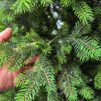 Brad artificial , Hollandia, verde cu varfuri verzi, integral 3D, 210 cm