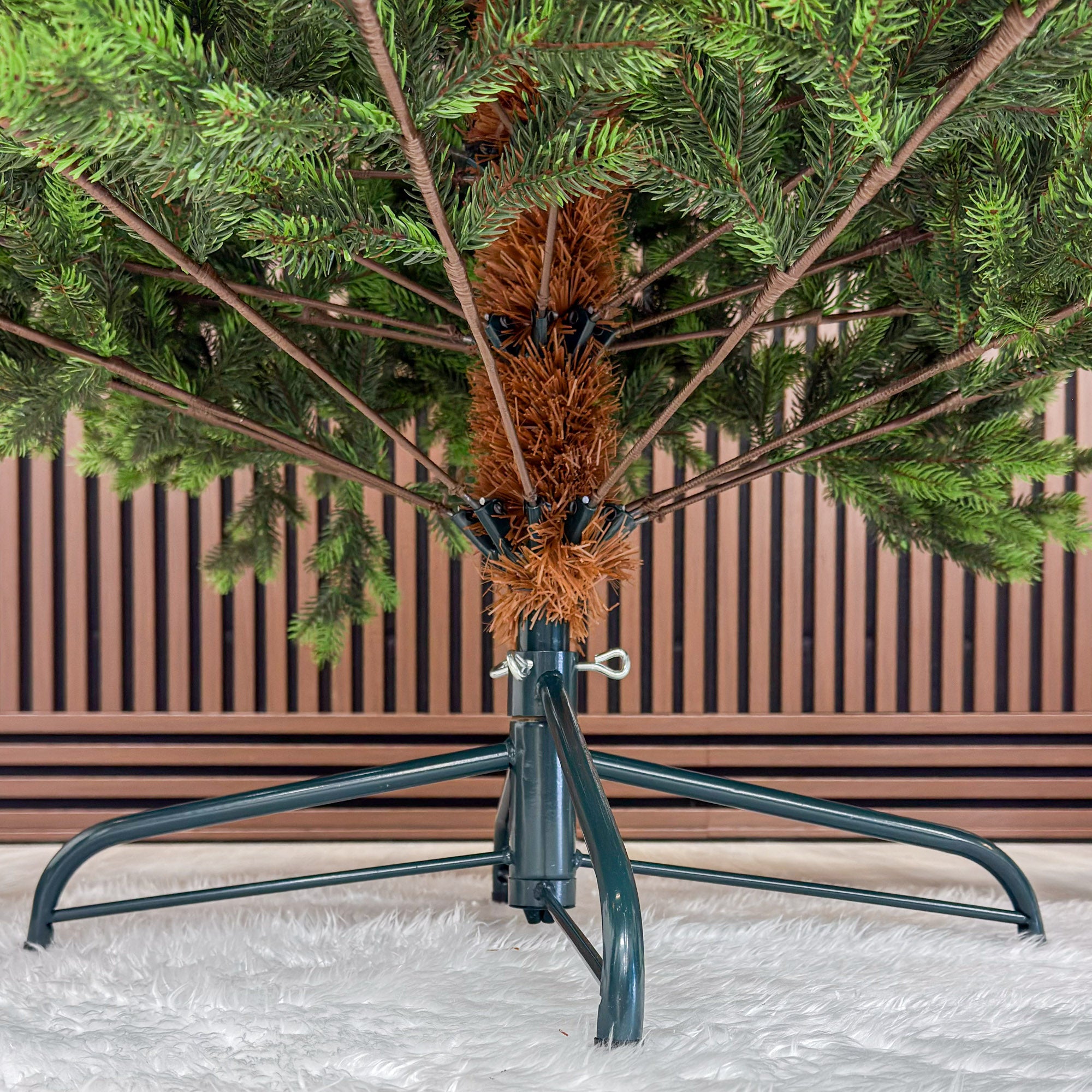 Brad artificial , Hollandia, verde cu varfuri verzi, integral 3D, 210 cm