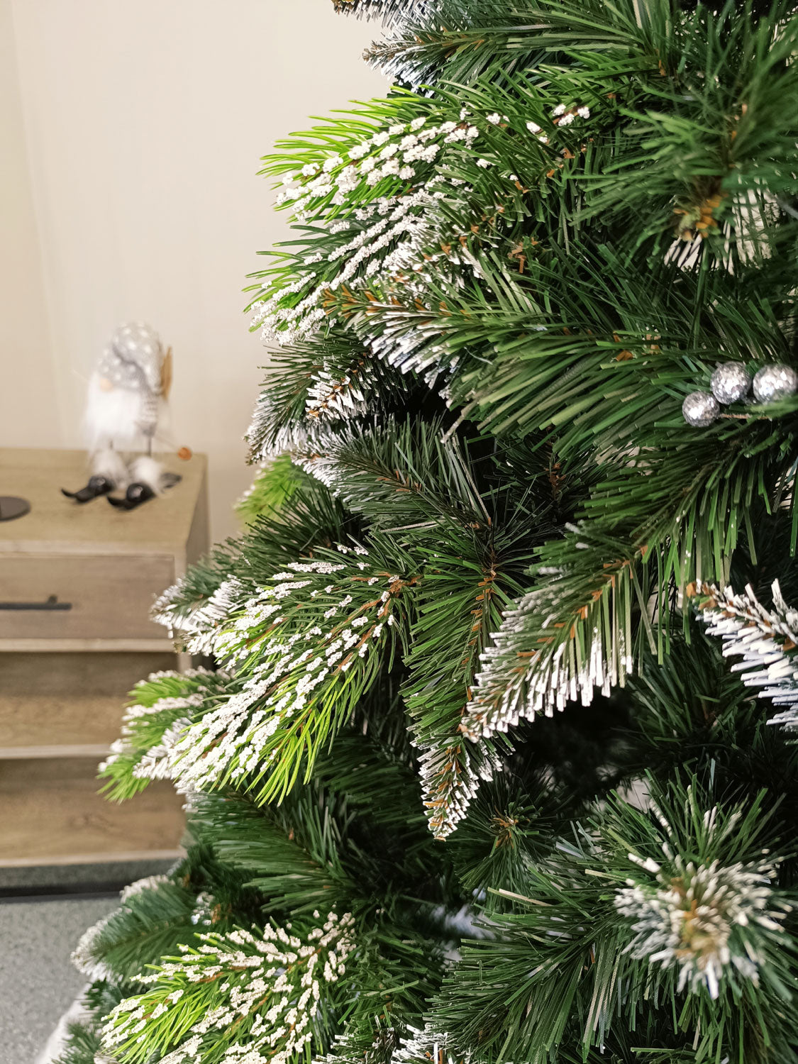 Brad artificial Christmas Deluxe by , Diamant, 2D+3D, 220cm