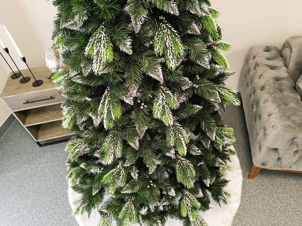 Brad artificial Christmas Deluxe by , Diamant, 2D+3D, 220cm