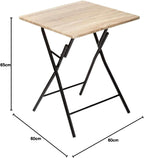 Masa pliabila 5Five Klapptisch pentru 2 persoane, 60x60 cm, lemn deschis
