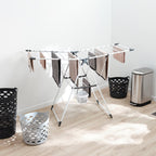 Uscator rufe 5Five Sinai cu lungime de uscare 15 m, otel si polipropilena, 150x61x96 cm, gri