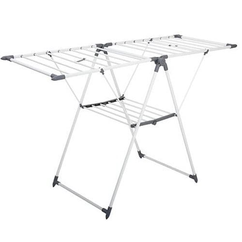 Uscator rufe 5Five Sinai cu lungime de uscare 15 m, otel si polipropilena, 150x61x96 cm, gri