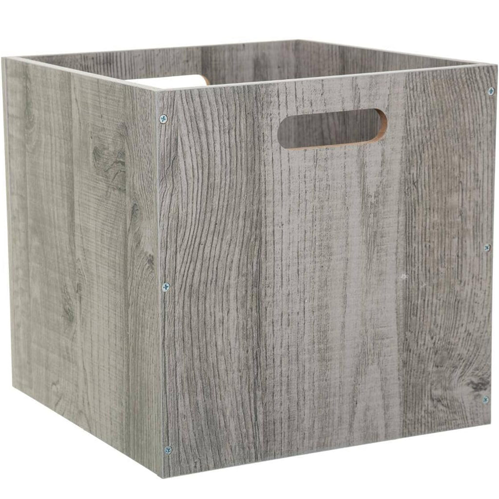 Cutie depozitare 5Five din lemn MDF, pentru raft, 30x30x30 cm, gri