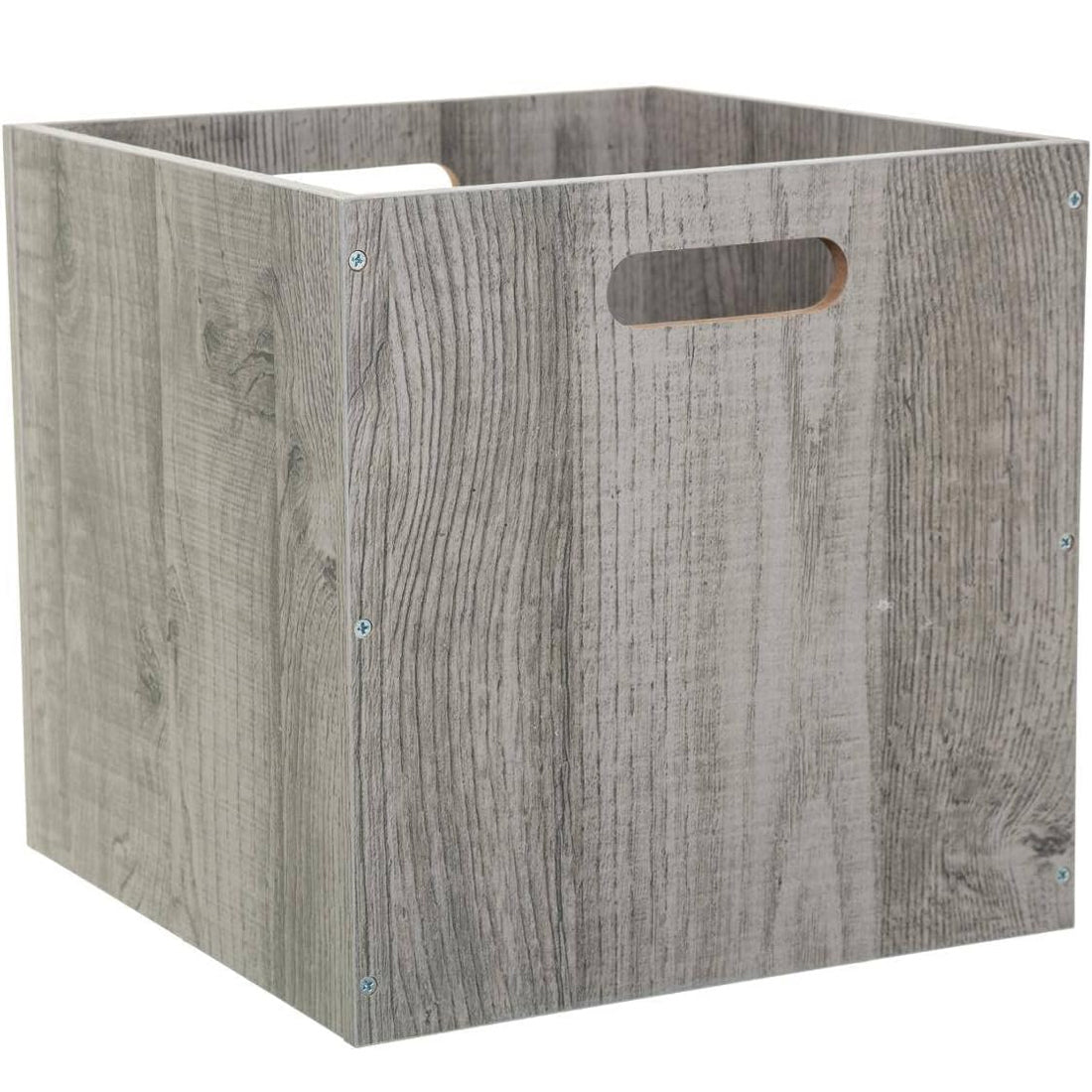 Cutie depozitare 5Five din lemn MDF, pentru raft, 30x30x30 cm, gri