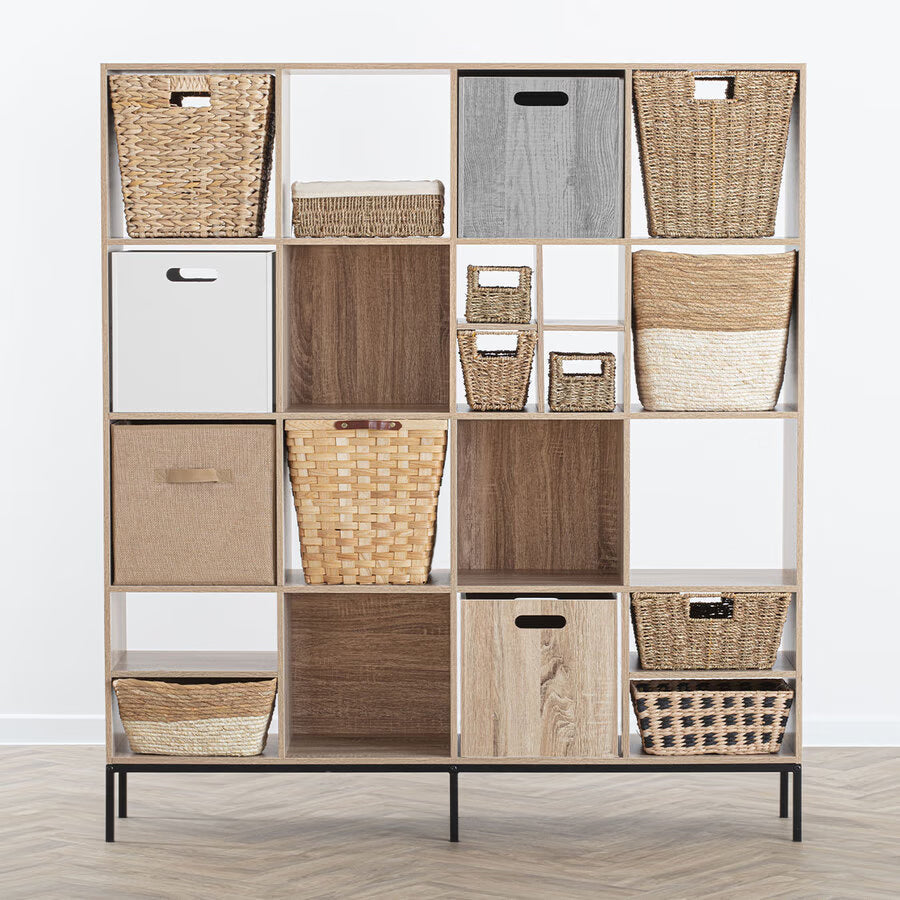 Cutie depozitare 5Five din lemn MDF, pentru raft, 30x30x30 cm, gri