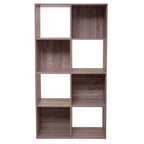Biblioteca 5Five Mix n'Modul cu 8 compartimente, finisaj natural, 67x32x134 cm, bej