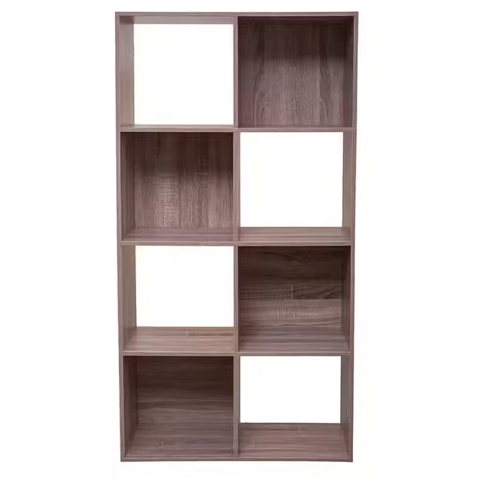 Biblioteca 5Five Mix n'Modul cu 8 compartimente, finisaj natural, 67x32x134 cm, bej