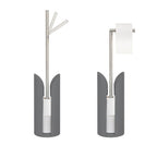 Suport hartie igienica 5Five Colors, otel, 15x60 cm, gri