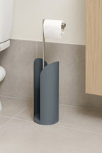 Suport hartie igienica 5Five Colors, otel, 15x60 cm, gri