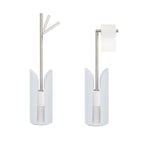 Suport hartie igienica 5Five Colors, otel, 15x60 cm, alb