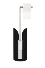 Suport hartie igienica 5Five Colors, otel, 15x60 cm, negru