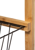 Carucior 5Five Blackwood cu 3 niveluri, bambus si MDF, 41x22x83 cm, natur si negru