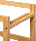 Carucior 5Five Blackwood cu 3 niveluri, bambus si MDF, 41x22x83 cm, natur si negru