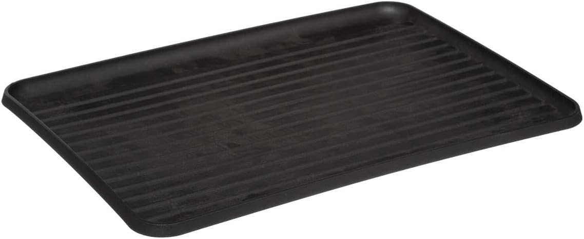 Suport vase 5Five Mayaj cu 1 nivel, otel si plastic, 43x32x13 cm, negru