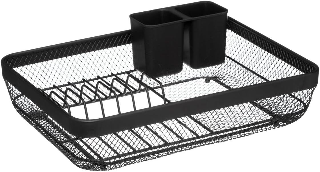 Suport vase 5Five Mayaj cu 1 nivel, otel si plastic, 43x32x13 cm, negru