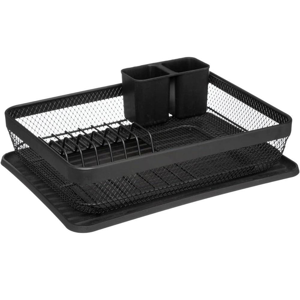 Suport vase 5Five Mayaj cu 1 nivel, otel si plastic, 43x32x13 cm, negru