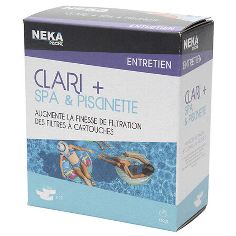 Clarificator Clari+ SPA 12 pastile 10g pentru microfiltrare rapida in SPA-uri si piscine
