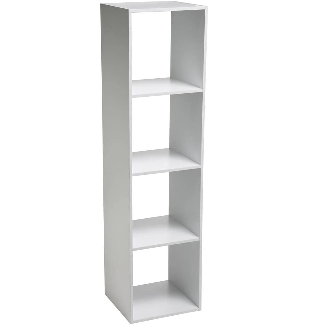 Biblioteca 5Five Mix n'Modul cu 4 compartimente, 35x32x134 cm, alb