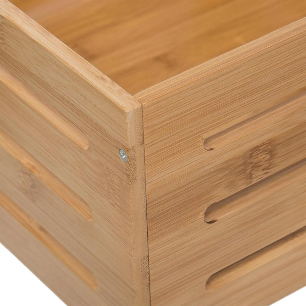 Cos depozitare 5Five din bambus masiv, 15x31x15 cm, natur