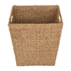 Cos rufe 5Five din trestie impletita, cadru metalic, 40 litri, 37x22x55 cm, maro