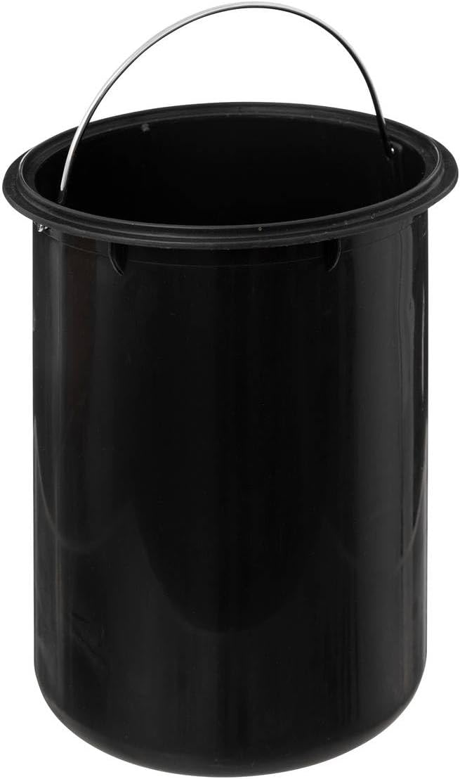 Cos de gunoi cu pedala 5Five Lea cu inchidere soft-close, PP si otel, 17x25 cm, alb