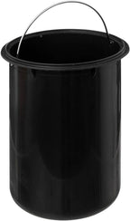 Cos de gunoi cu pedala 5Five Lea cu inchidere soft-close, PP si otel, 17x25 cm, alb