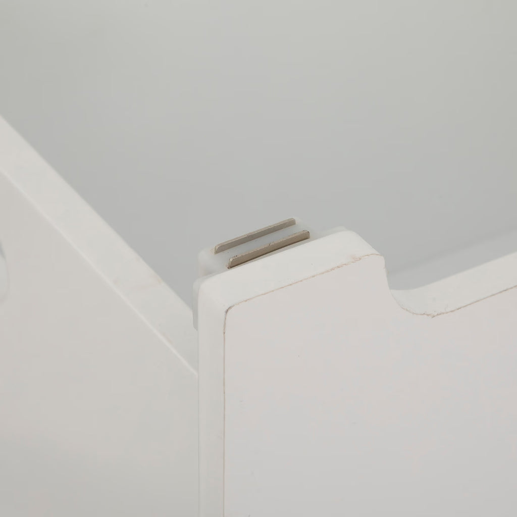 Lada depozitare Atmosphera for kids Renard, 53x33x55 cm, MDF cu picioare lemn, alb