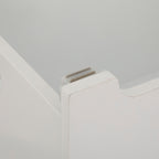 Lada depozitare Atmosphera for kids Renard, 53x33x55 cm, MDF cu picioare lemn, alb