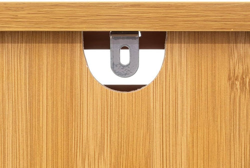 Comoda 5Five Sicela cu 4 sertare, bambus, 40x30x98 cm, natur